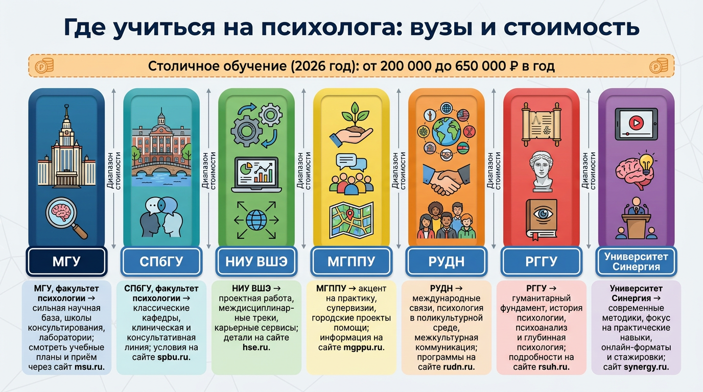 Где учиться на психолога